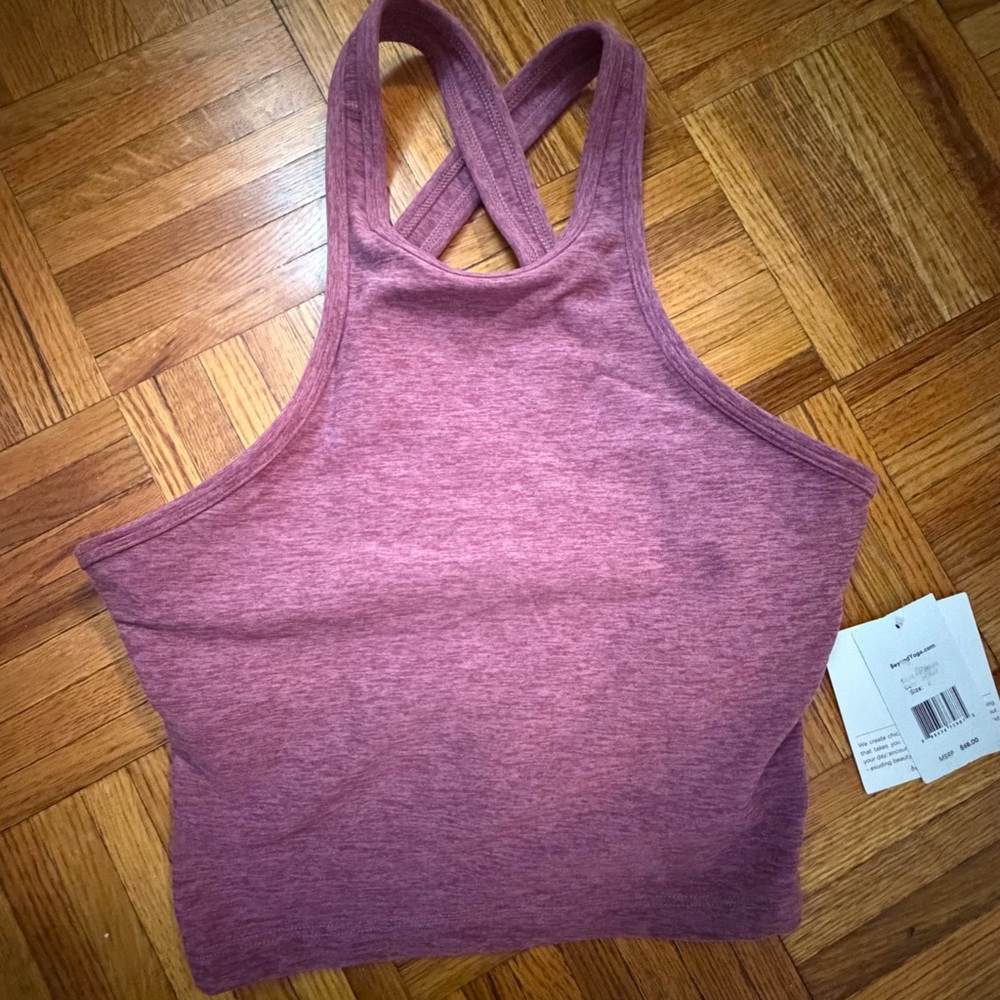 NWT Beyond Yoga Cropped Tank Crossover Back